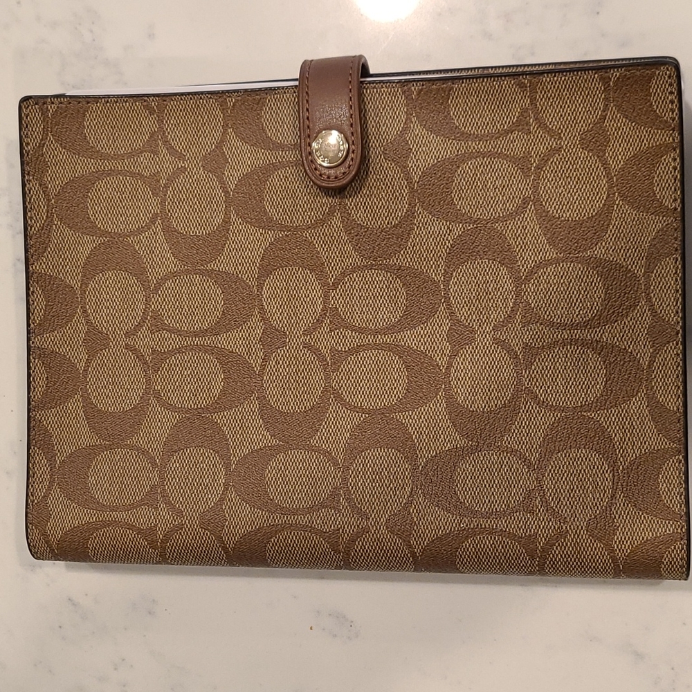 Coach journal/notebook. Never used.